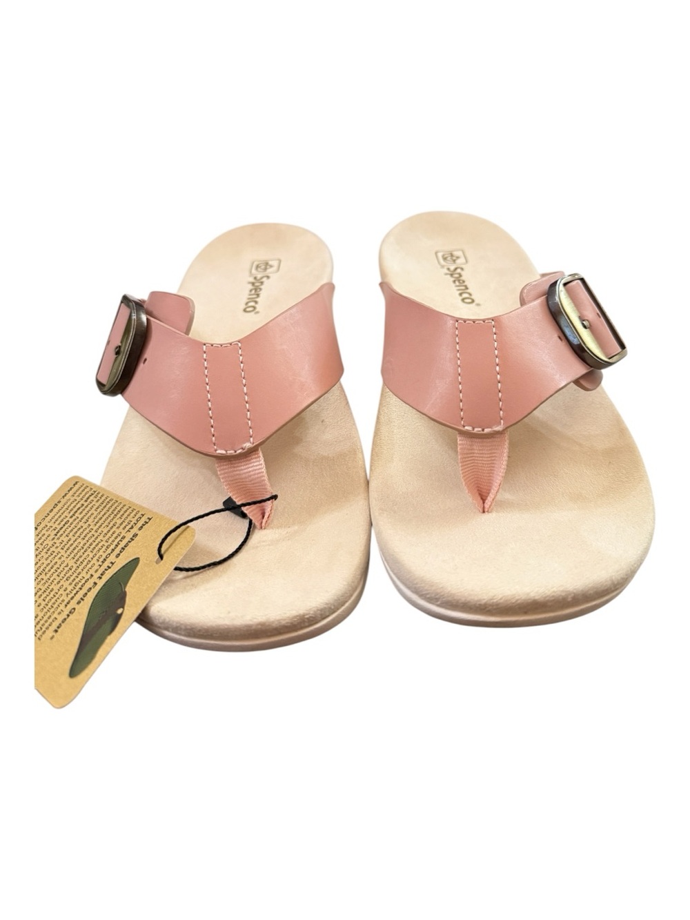 Spenco Sierra Thong Sandals Women’s 6 EU 36 Pale Blush NIB